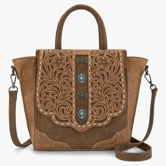 Wrangler Handbags - Wrangler Western-Style Satchel Handbag